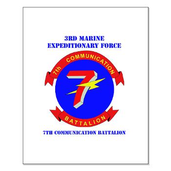 7CB - M01 - 02 - 7th Communication Battalion with Text - Small Poster - Click Image to Close